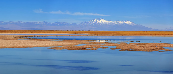 Sejar 泻湖，智利阿塔卡马沙漠