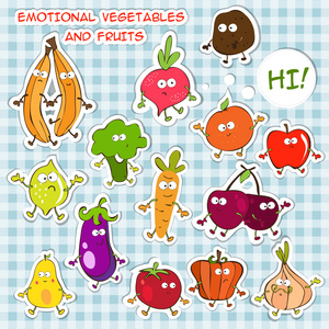 情感的蔬菜和水果