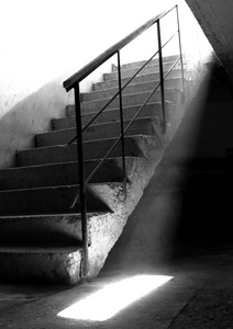 楼梯和射线太阳