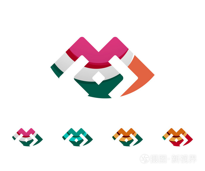组的无限概念循环标志设计