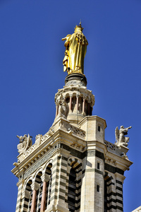 巴黎圣母院大教堂的警卫队马赛