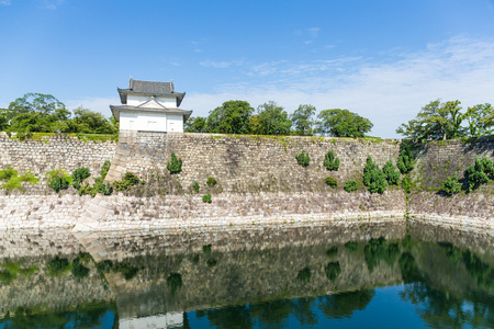 日本大阪城堡视图