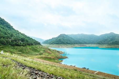 山景景观和湖