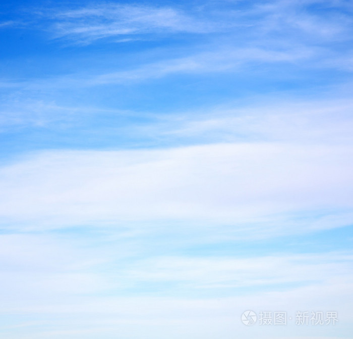 在彩色天空日出白色软云和抽象背景动态