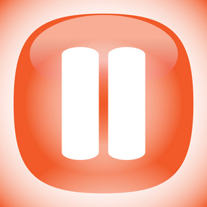 暂停按钮矢量图标图片