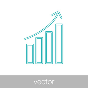 越来越多的图形图标。信息图表。图表图标。越来越多的图辛博