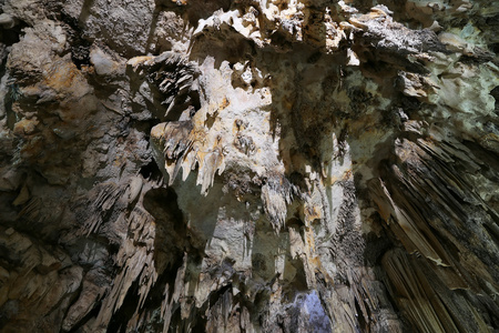 在西班牙安达卢西亚自治区自然洞穴