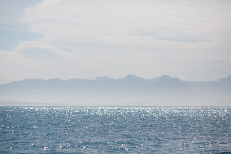 在南非海景观