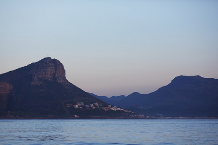 在南非海景观