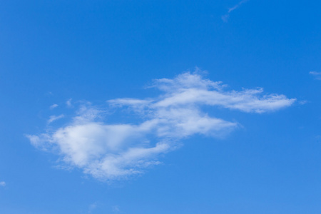 蓝蓝的天空天气背景与洁白的云朵