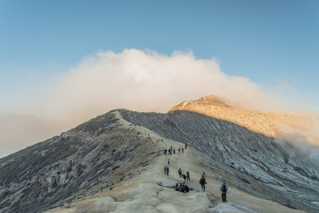 卡瓦 Ijen 火山口印度尼西亚