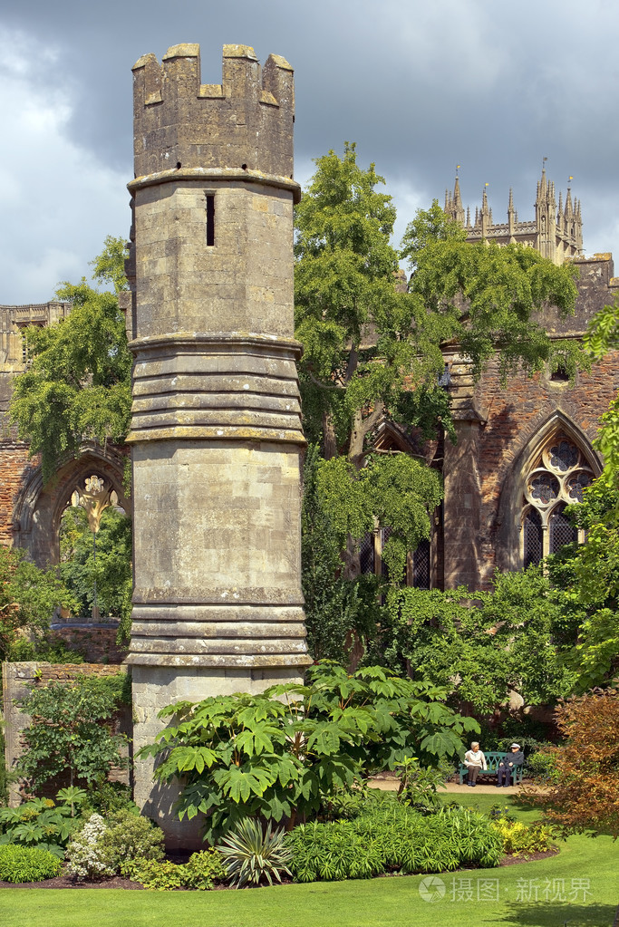 城市浴萨默塞特英国中世纪风景