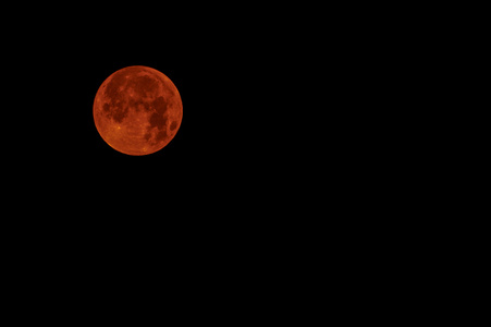 红色满月也被称为血月