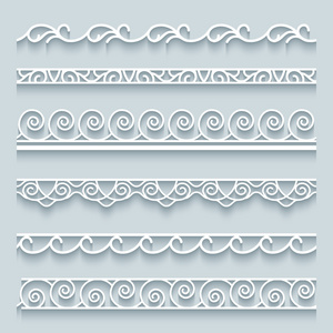 简单边框的花边图片