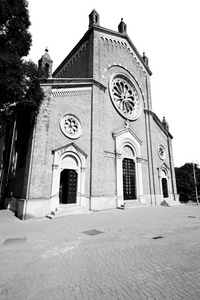 旧建筑在欧洲意大利米兰宗教图片