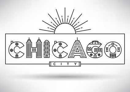 芝加哥市的版式设计
