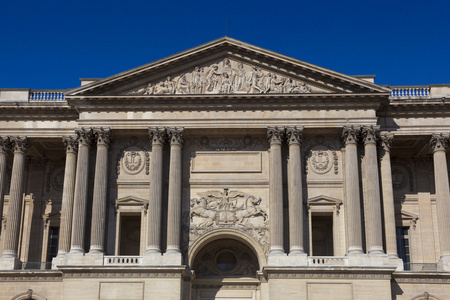 卢浮宫博物馆，巴黎，法兰西岛，法国立面