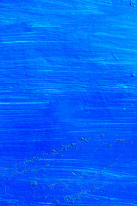 蓝色油漆的表面有划痕