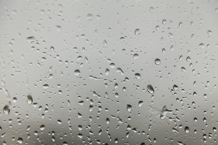 雨在玻璃上,背景纹理照片