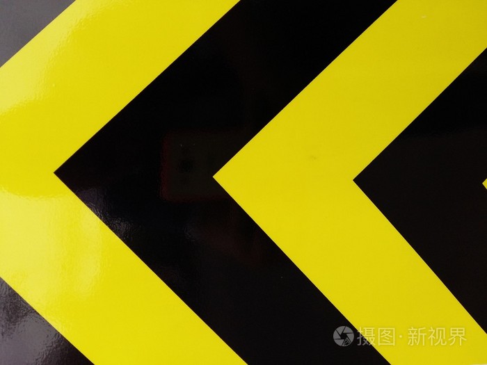 黄色和黑色的箭头背景
