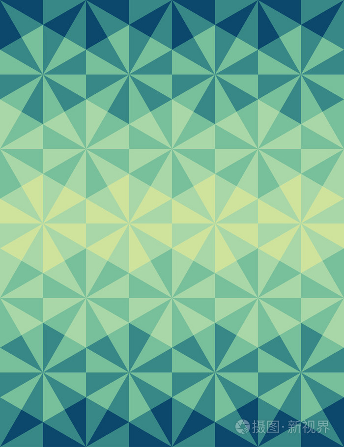 现代无缝彩色几何图案镶嵌颜色