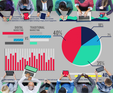 商界人士和数字化营销