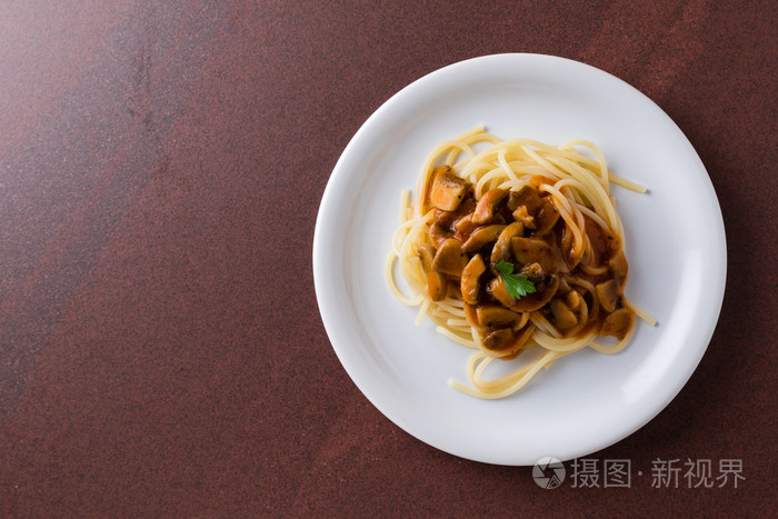 香菇蘑菇意大利面