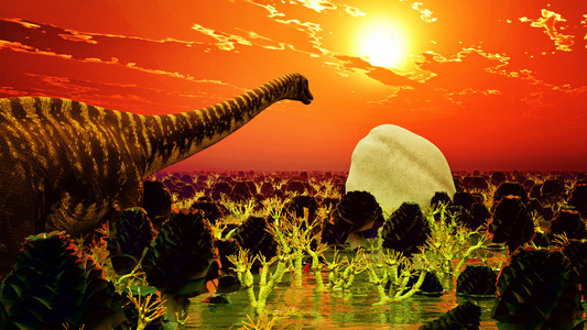 自然 雷克斯 食肉兽 侏罗系 草食 科学图片
