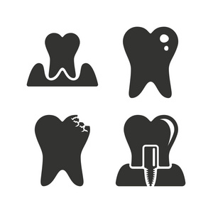 牙科护理服务图标