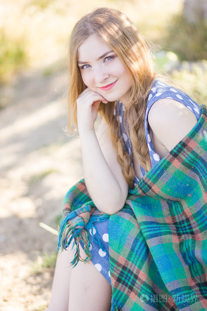 美丽幸福的女人