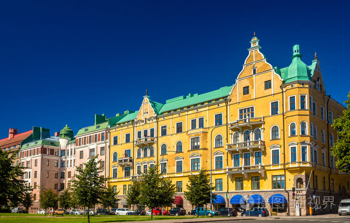 在市中心的赫尔辛基芬兰大厦