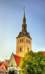圣尼古拉斯教堂在塔林爱沙尼亚