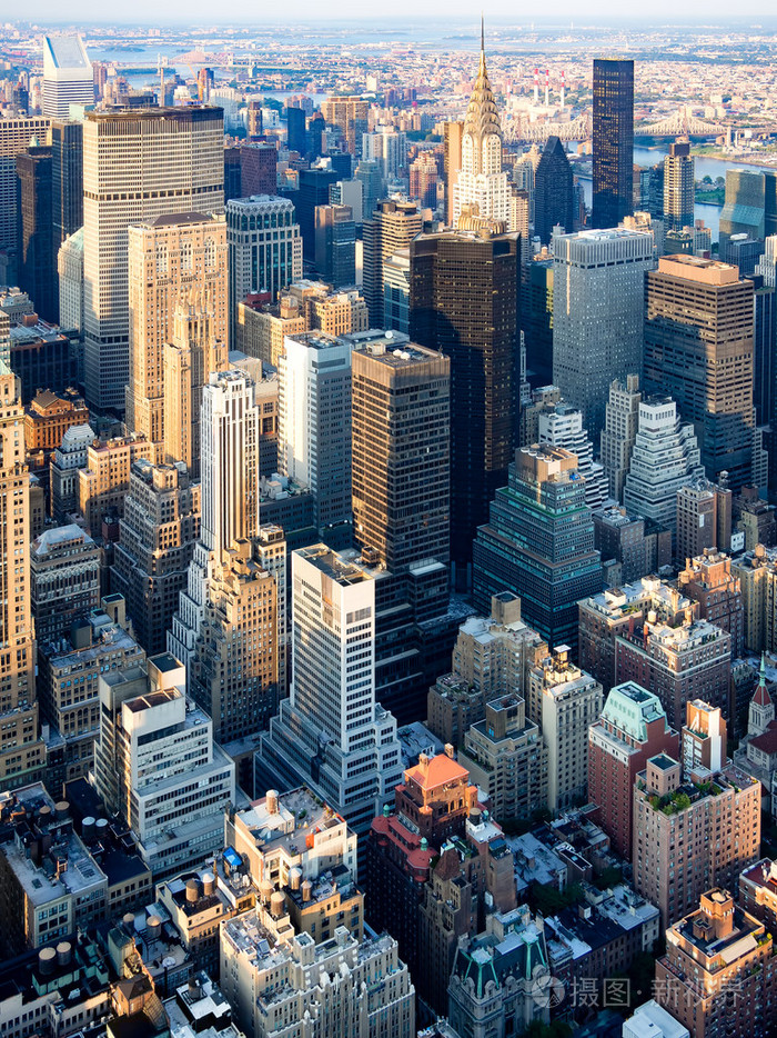 纽约市中心的摩天大楼照片-正版商用图片1kacq8-摄图新视界