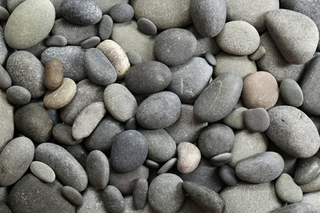 灰色的海卵石背景