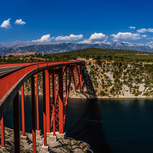 克罗地亚马斯莱尼察桥