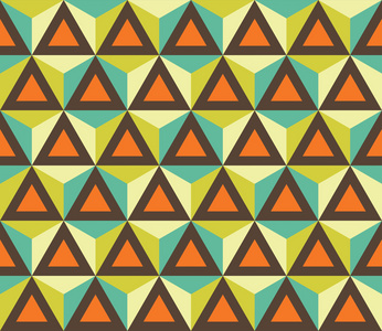 矢量绿色几何图形图片