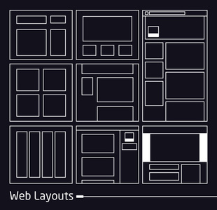 网页布局的设计方案集图片