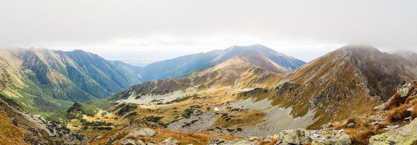 Ostry Rohac 和 Placlive 的山峰，在上塔特拉山