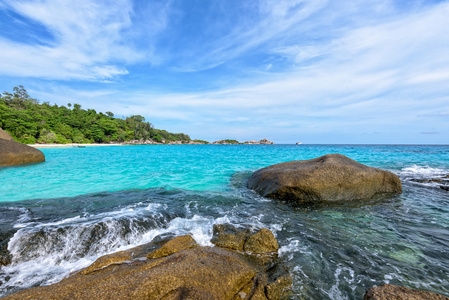 在泰国的夏天海