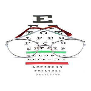 眼镜上伦眼视力图表测试