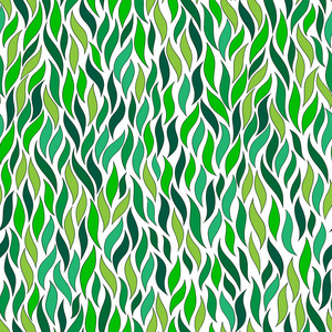绿色抽象五颜六色的树叶