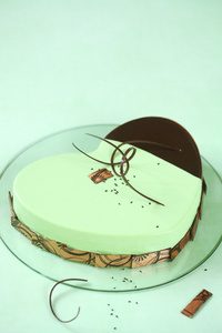 黑芝麻抹茶 Entremet 蛋糕