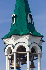 在库尔松 Shevchenkivskyi，乌克兰市钟楼的钟声