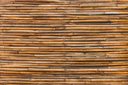 竹木材的篱笆墙背景