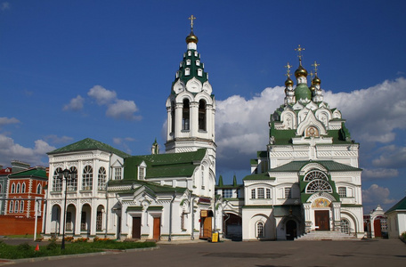 YoshkarOla 的三一教堂。俄罗斯，共和国的马里埃尔