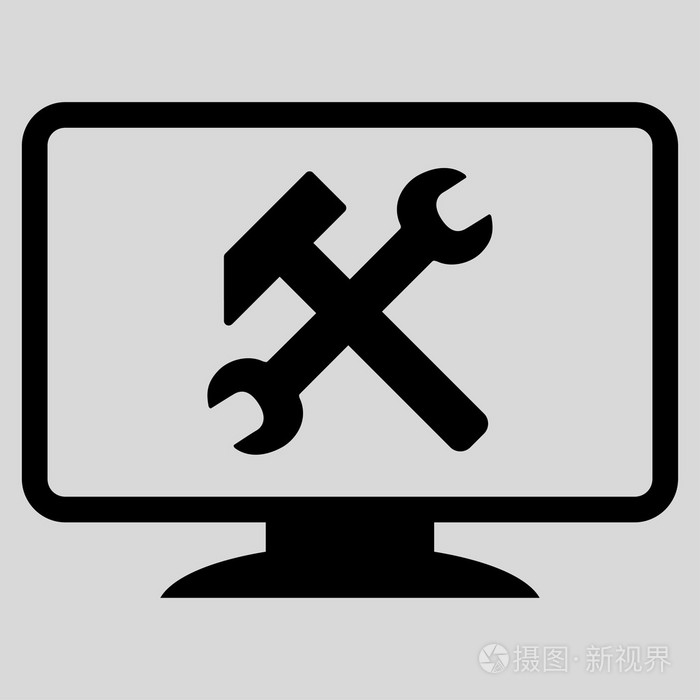 桌面设置平面图标