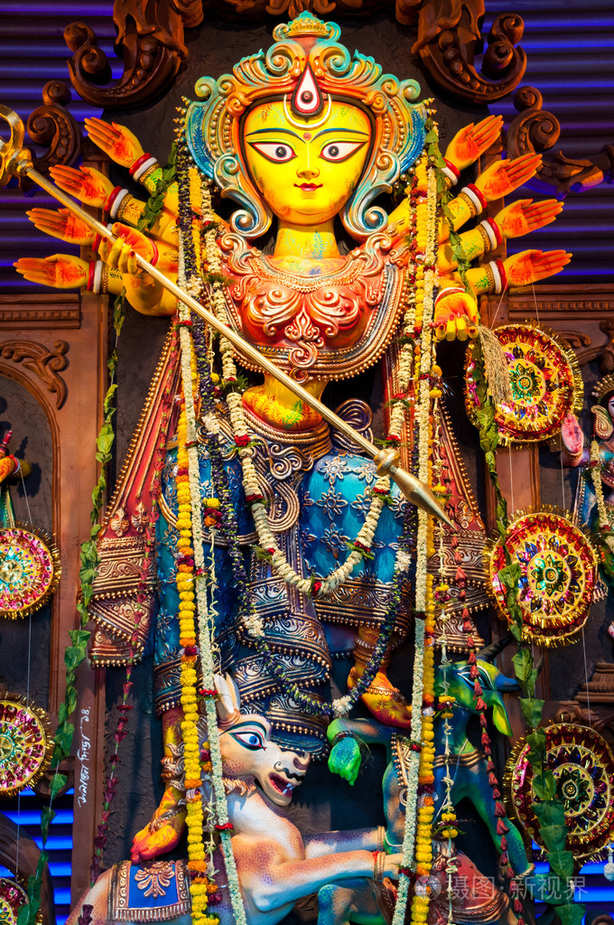 女神杜尔迦偶像