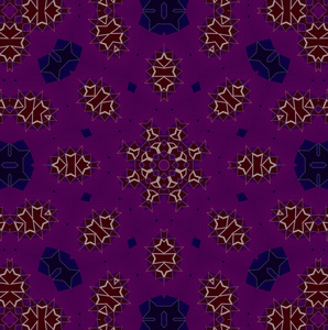 抽象万花筒般的紫色纹理
