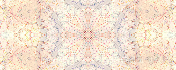 多彩的万花筒图案抽象的设计