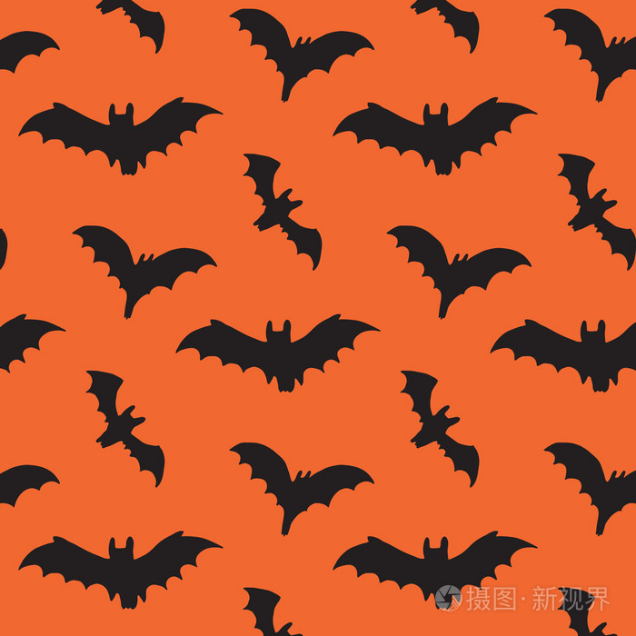 万圣节蝙蝠纹样